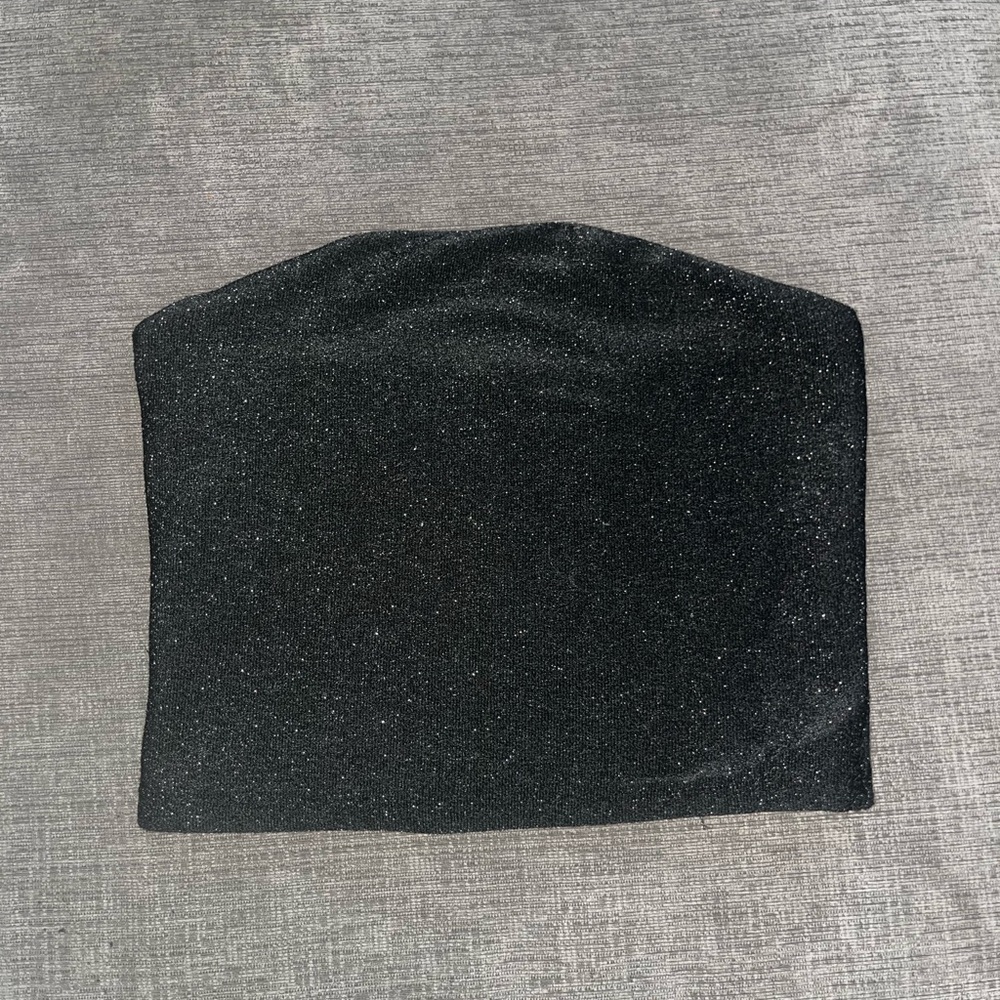 wild fable Black Bandeau Crop Top